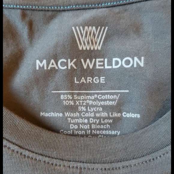 NWT Mens Mack Weldon Silver Tshirt - Picture 2 of 5